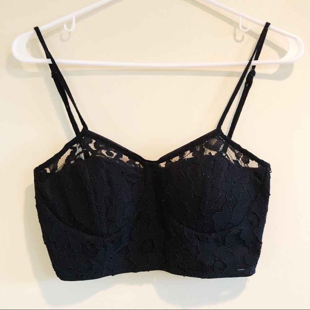 Black Lace Bandeau